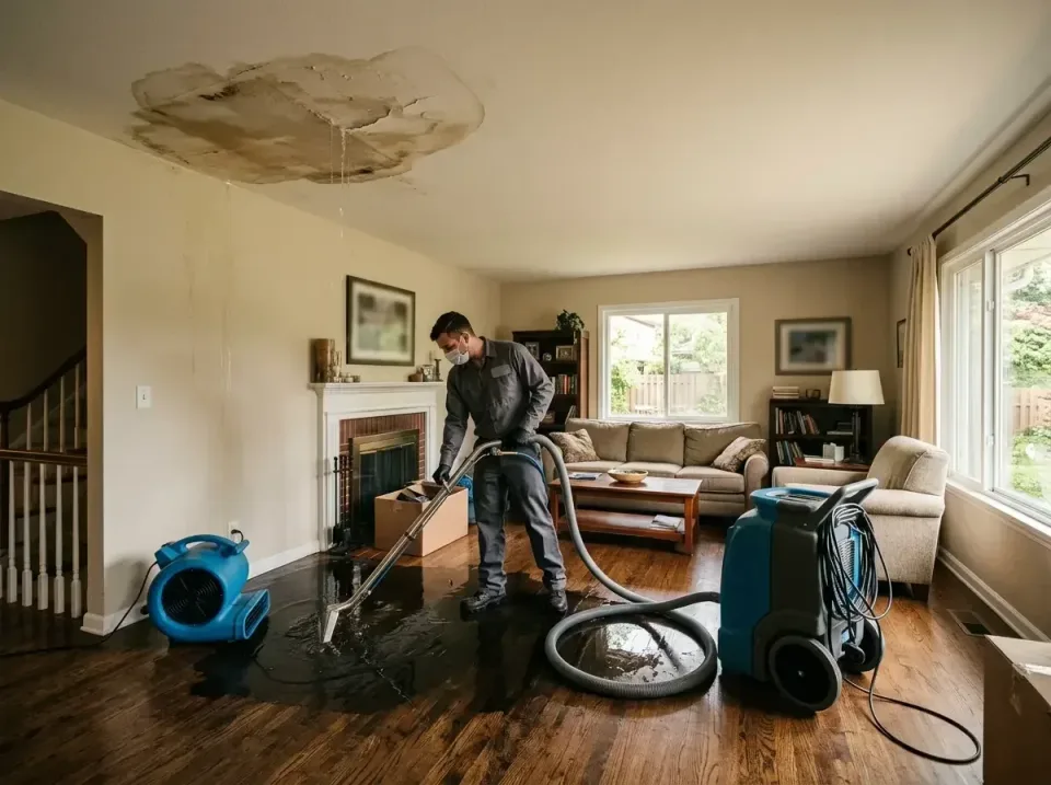 attic-pipe-burst-ceiling-drip-008 — frequently asked questions, Water Damage Restoration & Carpet Care in Winfield, WV